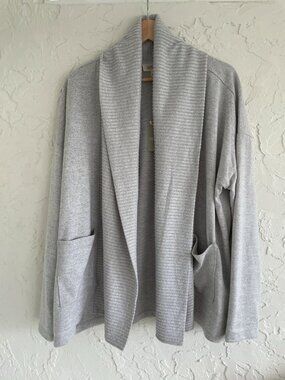 Haven Well Within Gray open front cardigan - size XL